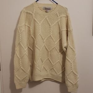 Honeycomb pattern sweater